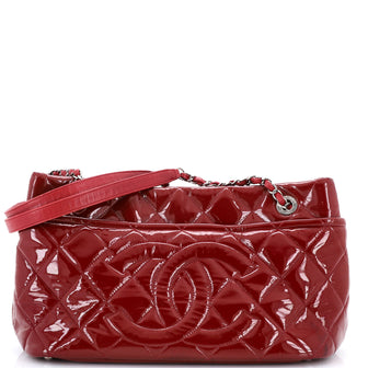 Chanel Timeless CC Soft Tote Quilted Patent Large