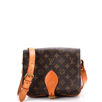 Louis Vuitton Cartouchiere Handbag Monogram Canvas MM