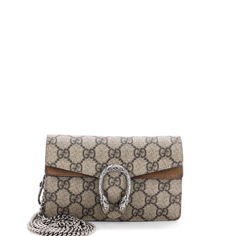 Gucci Dionysus Bag GG Coated Canvas with Leather Mini