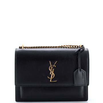Saint Laurent Sunset Crossbody Bag Leather Medium