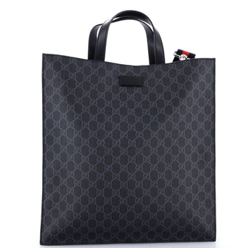 Gucci Convertible Soft Open Tote GG Coated Canvas Tall