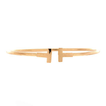 Tiffany & Co. T Wire Bracelet 18K Rose Gold