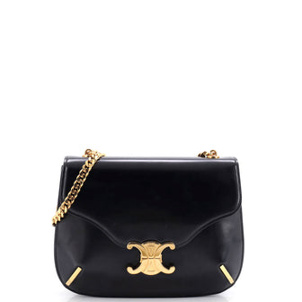 Celine Besace Triomphe Shoulder Bag Smooth Calfskin Small