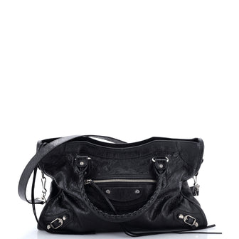 Balenciaga City Classic Studs Bag Leather Medium
