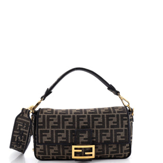 Fendi Baguette NM Bag Zucca Canvas Medium