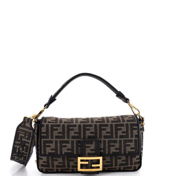 Fendi Baguette NM Bag Zucca Canvas Medium