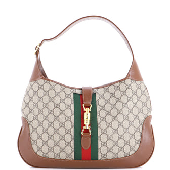 Gucci Jackie 1961 Hobo GG Coated Canvas Medium