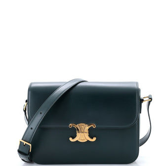 Celine Triomphe Shoulder Bag Smooth Calfskin Large