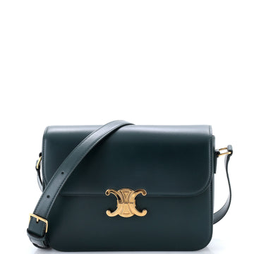 Celine Triomphe Shoulder Bag Smooth Calfskin Large