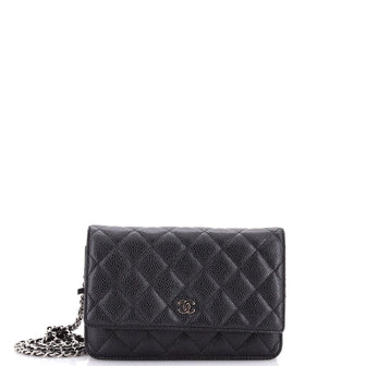 Chanel Wallet on Chain Quilted Caviar