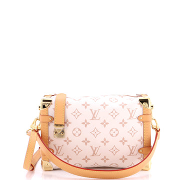 Louis Vuitton Side Trunk Handbag Monogram Dune Canvas MM
