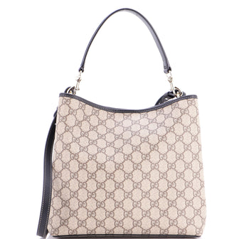 Gucci GG Emblem Bucket Bag GG Coated Canvas Medium