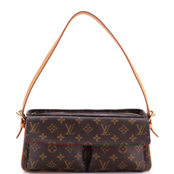 Louis Vuitton Viva Cite Handbag Monogram Canvas MM