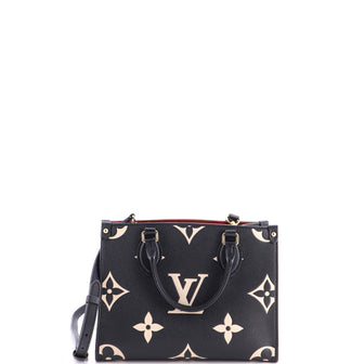 Louis Vuitton OnTheGo Tote Bicolor Monogram Empreinte Giant PM