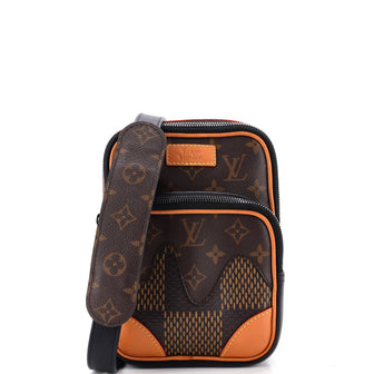 Louis Vuitton Nigo Amazone Sling Bag Limited Edition Giant Damier and Monogram Canvas