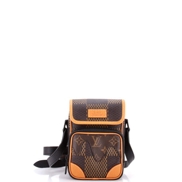 Louis Vuitton Nigo Amazone Messenger Bag Limited Edition Giant Damier and Monogram Canvas Nano