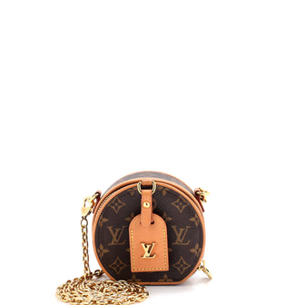 Louis Vuitton Boite Chapeau Necklace Bag Monogram Canvas
