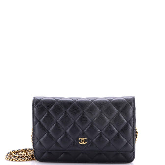 Chanel Wallet on Chain Quilted Caviar