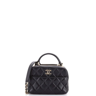 Chanel Trendy CC Bowling Bag Quilted Lambskin Mini