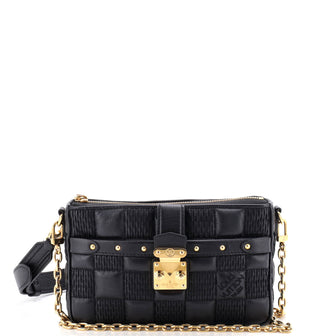 Louis Vuitton Pochette Troca Damier Quilted Lambskin MM
