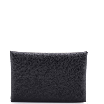 Hermes Calvi Duo Card Holder Epsom