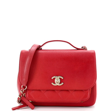 Chanel Business Affinity Flap Bag Quilted Caviar Small