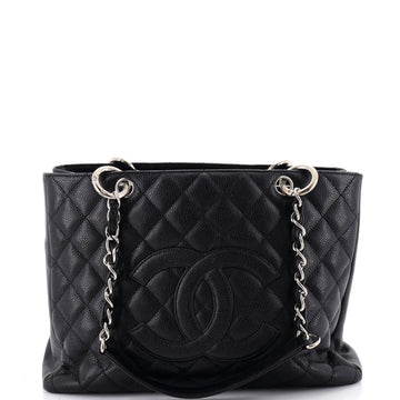 Chanel Grand Shopping Tote Quilted Caviar