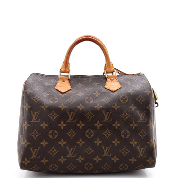 Louis Vuitton Speedy Handbag Monogram Canvas 30