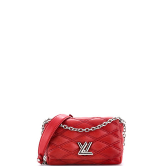 Louis Vuitton GO-14 Handbag Malletage Leather PM