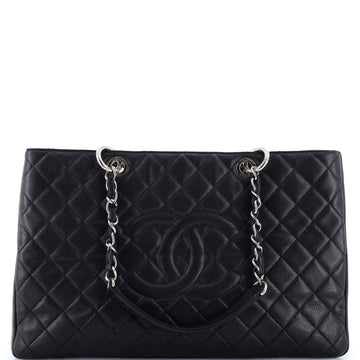 Chanel Grand Shopping Tote Quilted Caviar XL