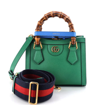 Gucci Diana NM Bamboo Handle Tote Leather Mini