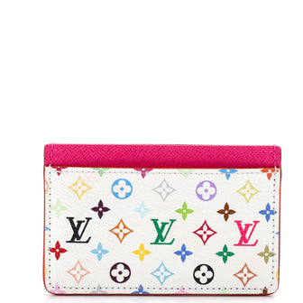 Louis Vuitton x Takashi Murakami Card Holder Monogram Multicolor with Leather