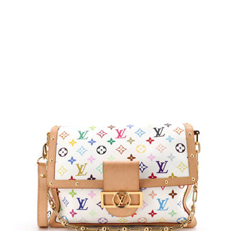 Louis Vuitton x Takashi Murakami Dauphine Soft Shoulder Bag Monogram Multicolor GM