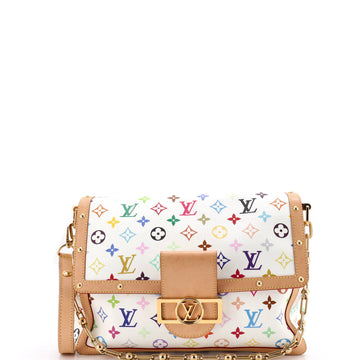 Louis Vuitton x Takashi Murakami Dauphine Soft Shoulder Bag Monogram Multicolor GM
