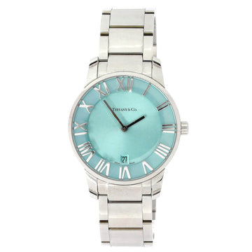 Tiffany & Co. Atlas 2-Hand Quartz Watch Stainless Steel 37