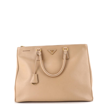 Prada Double Zip Lux Tote Saffiano Leather XL