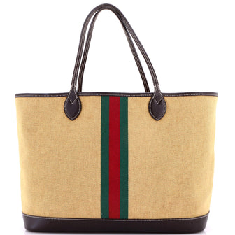 Gucci Ophidia Open Shopping Tote Canvas Large