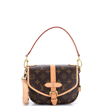 Louis Vuitton Saumur Handbag Monogram Canvas BB