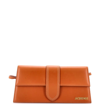 Jacquemus Le Bambino Top Handle Flap Bag Leather Long