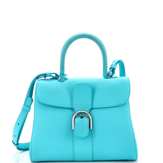 Delvaux Brillant Top Handle Bag Leather MM