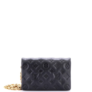 Louis Vuitton Coussin Pochette Monogram Embossed Lambskin