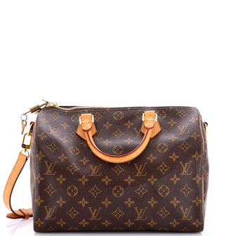 Louis Vuitton Speedy Bandouliere Bag Monogram Canvas 30