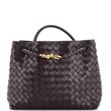 Bottega Veneta Andiamo Top Handle Bag Intrecciato Nappa Medium