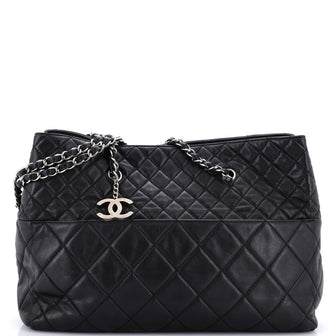 Chanel Grand Shopping Tote Quilted Caviar XL