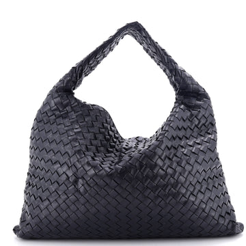 Bottega Veneta Hop Hobo Intrecciato Leather Large