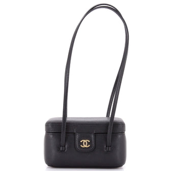 Chanel Preppy Coco Vanity with Strap Caviar Long