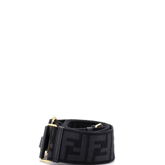 Fendi Strap You Shoulder Strap Zucca Canvas with Leather