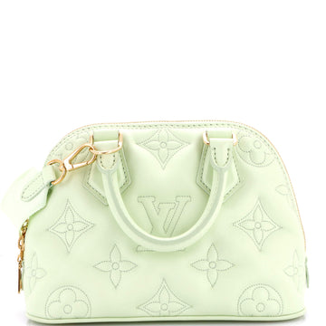 Louis Vuitton Alma Handbag Bubblegram Leather BB