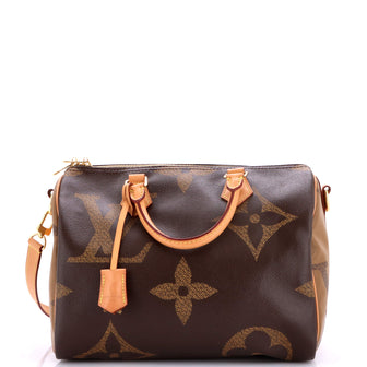 Louis Vuitton Speedy Bandouliere Bag Reverse Monogram Giant 30