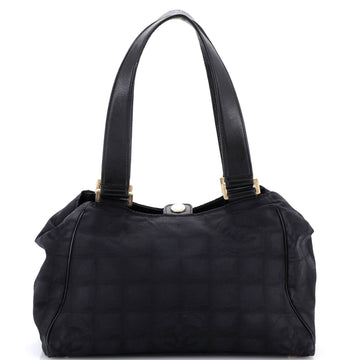 Chanel Travel Line Shoulder Bag Nylon Medium
